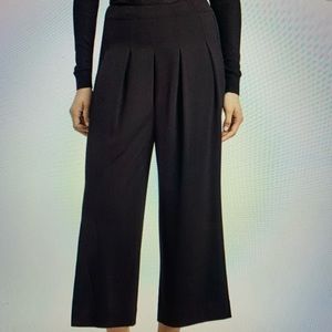 Brooks Brothers cropped crepe palazzo pants